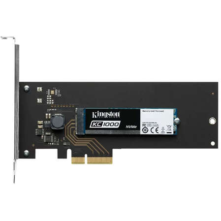 Внутренний SSD-накопитель 960Gb Kingston KC1000 Series SSD SKC1000H/960G PCI-E/M.2