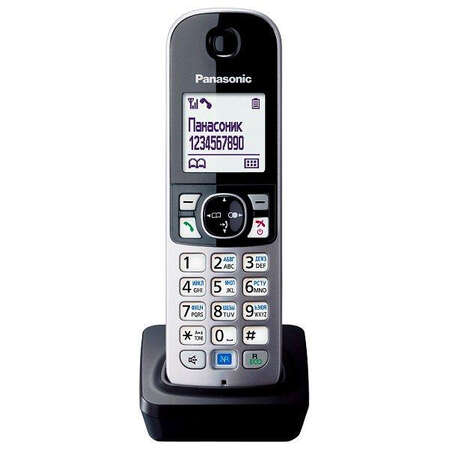 Дополнительная трубка Panasonic KX-TGA681RUB черная к телефонам серии KX-TGA68xx