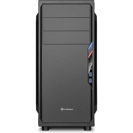 Корпус ATX Miditower Sharkoon VS4-V Black