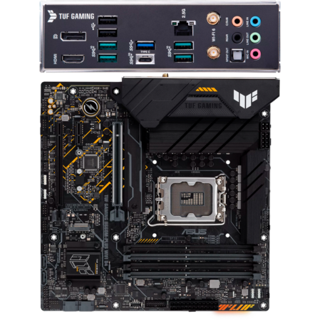 Материнская плата ASUS TUF Gaming B660M-Plus WiFi D4 B660 Socket-1700 4xDDR4, 4xSATA3, RAID, 2xM.2, 2xPCI-E16x, 5xUSB3.2, 1xUSB3.2 Type C, DP, HDMI, WiFi, 2.5Glan, mATX