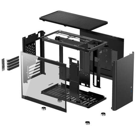 Корпус MicroATX Minitower JONSBO D30 black