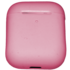 Чехол силиконовый Brosco для Apple AirPods 2 розовый