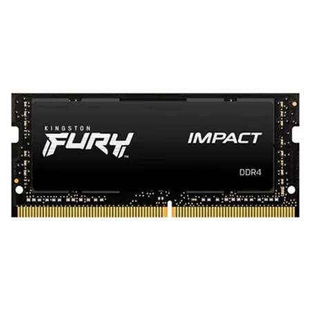 Модуль памяти SO-DIMM DDR4 16Gb PC25600 3200Mhz Kingston Fury Impact (KF432S20IB/16)