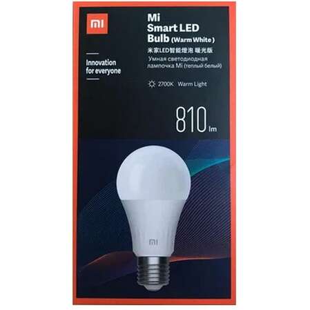 Умная лампочка Xiaomi Mi Smart LED Bulb (Warm White)