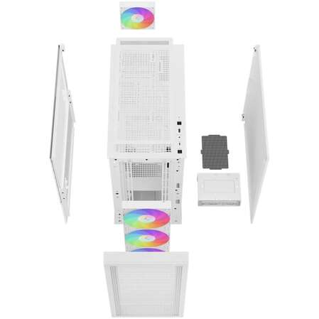 Корпус ATX Miditower Deepcool CH560 Digital White