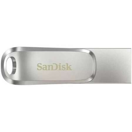 USB Flash накопитель 256GB SanDisk Ultra Dual Drive Luxe (SDDDC4-256G-G46) USB 3.0 + Type C (OTG) Серый