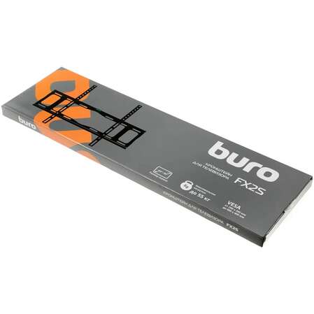 Кронштейн фиксированный Buro FX2S 40-90' до 55кг Vesa до 600x400