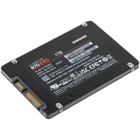 Внутренний SSD-накопитель 1000Gb Samsung 870 Evo (MZ-77E1T0B/EU) SATA3 2.5"