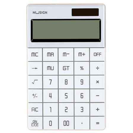 Калькулятор Deli Nusign ENS041WHITE белый 12-разр.