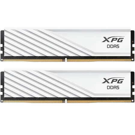 Модуль памяти DIMM 32Gb 2х16Gb DDR5 PC44800 5600MHz ADATA XPG Lancer Blade White (AX5U5600C4616G-DTLABWH)