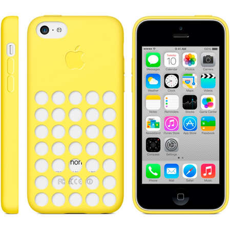 Чехол для iPhone 5c Apple Case MF038ZM/A Yellow 