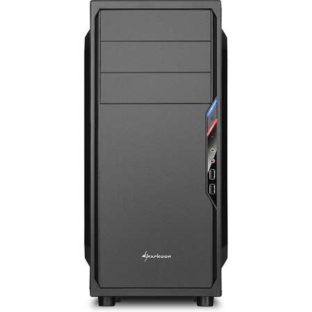 Корпус ATX Miditower Sharkoon VS4-S Black
