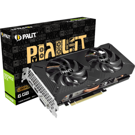 Видеокарта Palit GeForce GTX 1660 Super 6144Mb, GP 6G no LED (NE6166S018J9-1160A-1) DVI-D, HDMI, DP, Ret