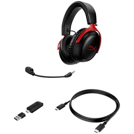 Гарнитура HyperX Cloud III Wireless Black\Red