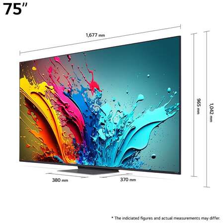 Телевизор 75" LG 75QNED86T6A.ARUG 2024 (4K UHD 3840x2160, Smart TV) черный титан (EAC)