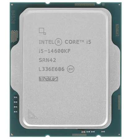 Процессор Intel Core i5-14600KF, 3.5ГГц, (Turbo 5.3ГГц), 14-ядерный, 24МБ, LGA1700, OEM
