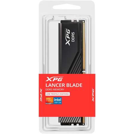 Модуль памяти DIMM 16Gb DDR5 PC44800 5600MHz ADATA XPG Lancer Blade Black (AX5U5600C4616G-SLABBK)