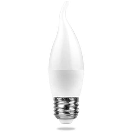 Светодиодная лампа Feron LB-97 (7W) 230V E27 4000K свеча на ветру 25763