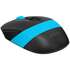 Мышь беспроводная A4Tech Fstyler FG10S Black/Blue silent Wireless