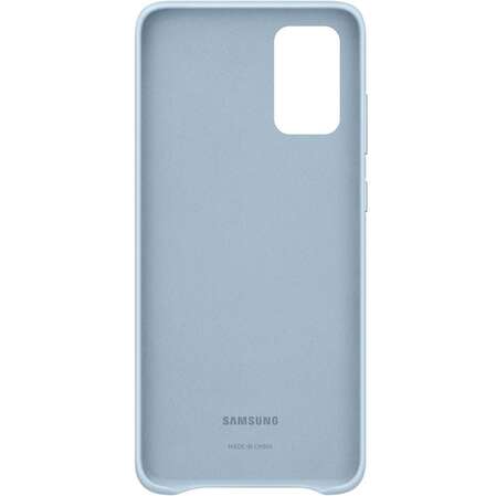 Чехол для Samsung Galaxy S20+ SM-G985 Leather Cover голубой