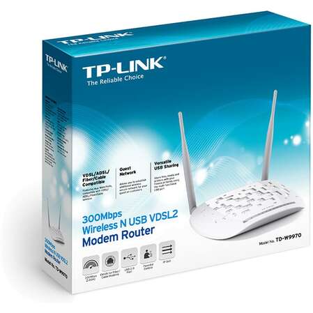 Беспроводной ADSL маршрутизатор TP-LINK TD-W9970