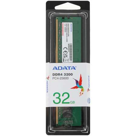 Модуль памяти DIMM 32Gb DDR4 PC25600 3200MHz ADATA (AD4U320032G22-SGN)