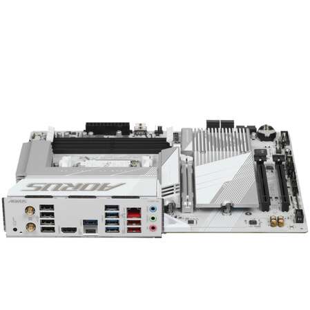 Материнская плата Gigabyte B650E AORUS Elite X AX Ice Socket-AM5 AMD B650E 4xDDR5, 4xSATA3, RAID, 3xM.2, 3xPCI-E16x, 7xUSB3.2, 1xUSB3.2 Type C, HDMI, WiFi, 2.5Glan, ATX