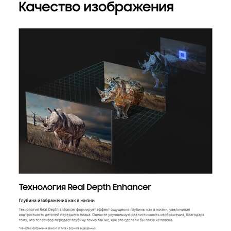 Телевизор 65" Samsung QE65S90DAUXRU (4K UHD 3840x2160, Smart TV) черный (EAC)