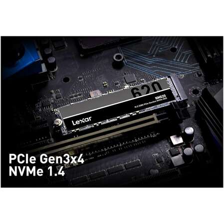 Внутренний SSD-накопитель 512Gb Lexar NM620 (LNM620X512G-RNNNG) M.2 PCIe NVMe 3.0 x4