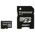 Micro SecureDigital 16Gb HC Transcend class10 (TS16GUSDHC10) + SD адаптер