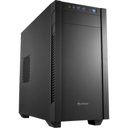 Корпус MicroATX Miditower Sharkoon S1000 Black