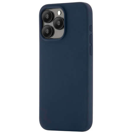 Чехол для Apple iPhone 15 Pro Max uBear Touch Mag Case Magsafe синий