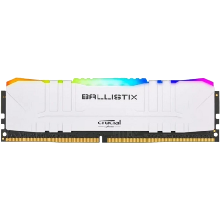 Модуль памяти DIMM 8Gb DDR4 PC28800 3600MHz Crucial Ballistix White RGB (BL8G36C16U4WL)