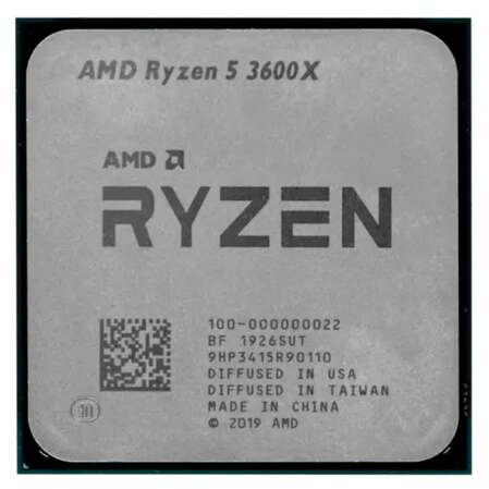 Процессор AMD Ryzen 5 3600X, 3.8ГГц, (Turbo 4.4ГГц), 6-ядерный, L3 32МБ, Сокет AM4, OEM