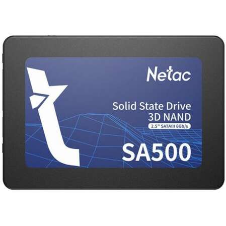Внутренний SSD-накопитель 512Gb Netac SA500 NT01SA500-512-S3X SATA3 2.5" 