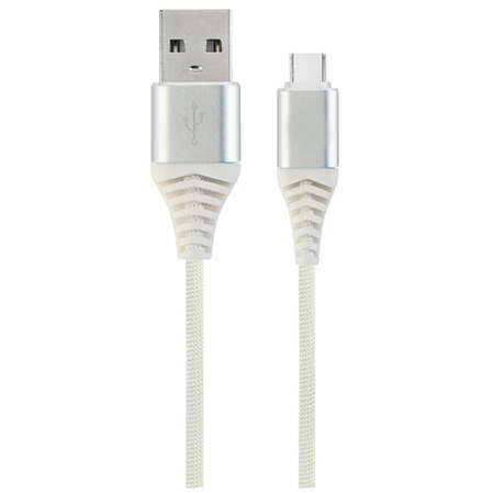 Кабель USB 2.0 Pro Filum FL-CPro-U2-AM-CM-1M, 1 м., белый, 2A, разъемы: USB A male- USB Type С male