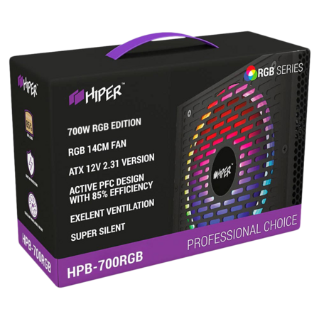 Блок питания 700W HIPER HPB-700RGB