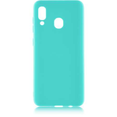 Чехол для Samsung Galaxy A30 (2019) SM-A305 Brosco Colourful, накладка, бирюзовый