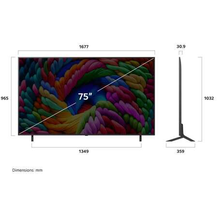 Телевизор 75" LG 75NANO90A6B.ARUG 2025