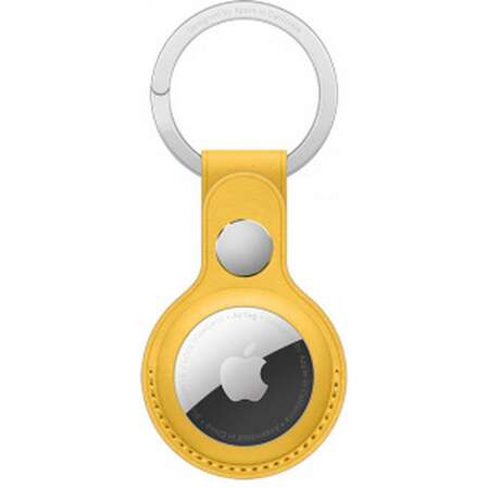 Брелок-подвеска для AirTag Leather Key Ring Meyer Lemon