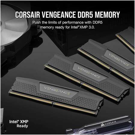 Модуль памяти DIMM 64Gb 2х32Gb DDR5 PC54400 6800MHz Corsair Vengeance Black (CMK64GX5M2X6800C32)