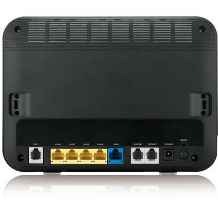 Беспроводной ADSL маршрутизатор Zyxel VMG8924-B10D, 802.11ac, 300+1300 Мбит/с 2,4 и 5ГГц, 4xGbLAN, 2xFXS, 1xUSB2.0 поддержка 3G/4G модемов