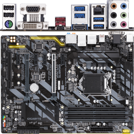 Материнская плата Gigabyte GA-Z370-HD3P Z370 Socket-1151v2 4xDDR4, 6xSATA3, RAID, 2xM.2, 2xPCI-E16x, 5xUSB3.1, 1xUSB Type-C, HDMI, DVI-D, VGA, Glan, ATX 