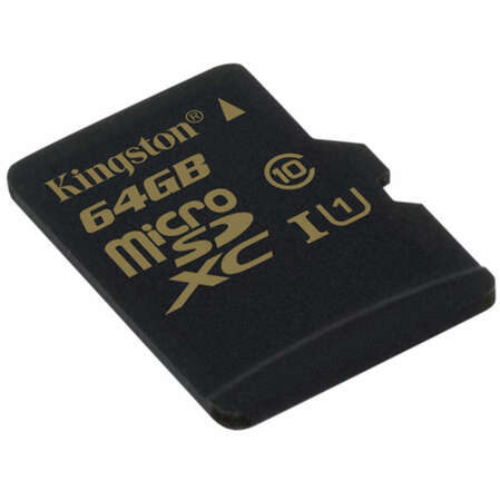 Micro SecureDigital 64Gb Kingston SDHC UHS-1 class 10 (SDCA10/64GBSP)