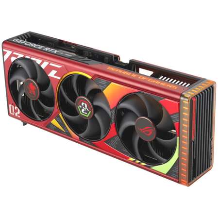 Видеокарта ASUS GeForce RTX 4090 24576Mb, Strix OC EVA-02 24G (ROG-Strix-RTX4090-O24G-EVA-02-Edition) 2xHDMI, 3xDP, Ret