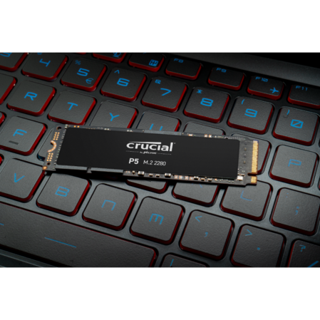Внутренний SSD-накопитель 1000Gb Crucial P5 (CT1000P5SSD8) M.2 2280 PCIe NVMe 3.0 x4