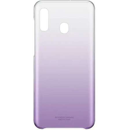 Чехол для Samsung Galaxy A20 (2019) SM-A205 Gradation Cover фиолетовый