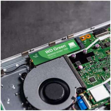 Внутренний SSD-накопитель 1000Gb Western Digital Green SN3000 (WDS100T4G0E) M.2 2280 PCIe NVMe 4.0 x4