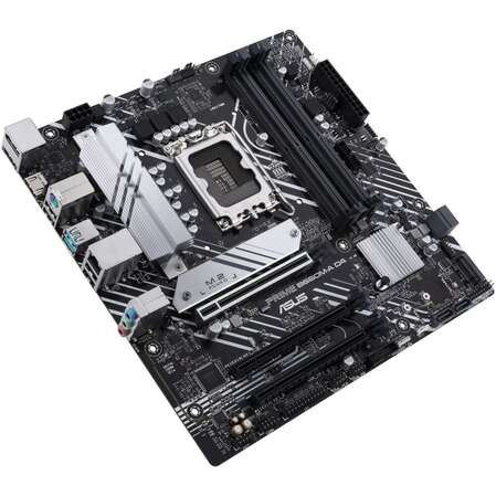 Материнская плата ASUS Prime B660M-A D4 B660 Socket-1700 4xDDR4, 4xSATA3, RAID, 2xM.2, 3xPCI-E16x, 2xUSB3.2, DP, 2xHDMI, Glan, mATX