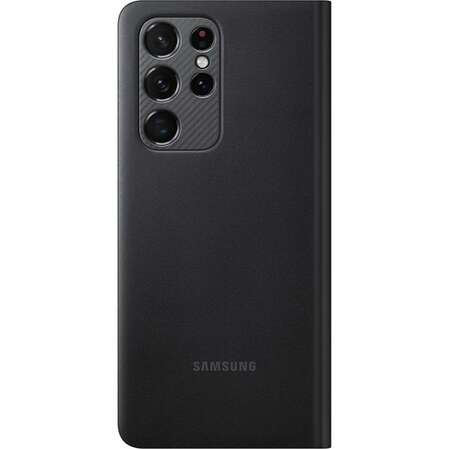 Чехол для Samsung Galaxy S21 Ultra SM-G998 Smart LED View Cover чёрный